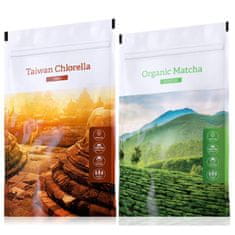Energy Taiwan Chlorella tabs 200 tablet + Organic Matcha powder 50 g