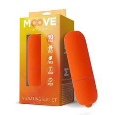 INTOYOU Moove Vibrating Bullet (Orange), mini vibrátor na baterie