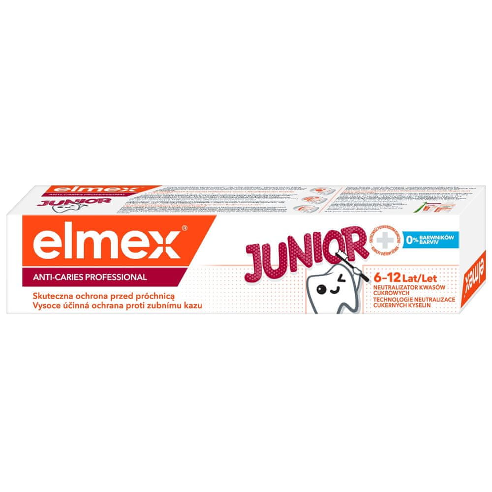 Elmex Zubní pasta elmex Junior Professional 75 ml