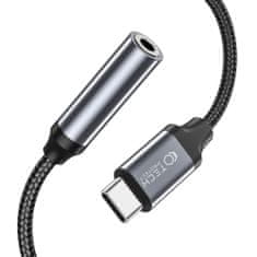 Tech-protect Ultraboost adaptér USB-C / 3.5mm mini jack, černý