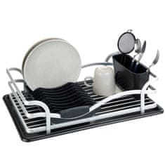 Wenko Odkapávač na nádobí, 46,5 x 31,5 x 13 cm, hliník