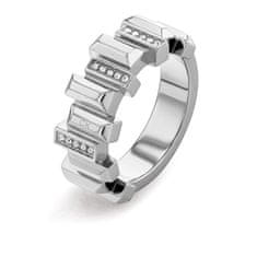 Calvin Klein Stylový ocelový prsten s krystaly Luster 35000322 (Obvod 52 mm)