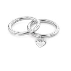Calvin Klein Romantická souprava ocelových prstenů Captivate 35000328 (Obvod 52 mm)