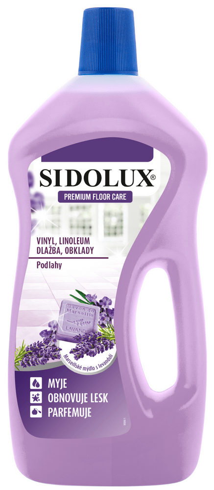 Levně Sidolux Premium Floor Care Marseillské Mýdlo s levandulí 750 ml