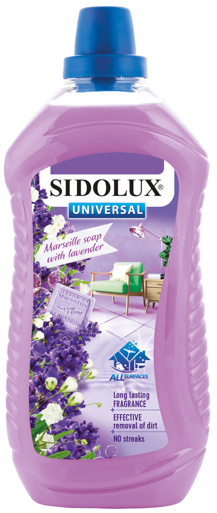 Levně Sidolux Universal Soda Power s vůní Marseillské Mýdlo s levandulí 1000 ml