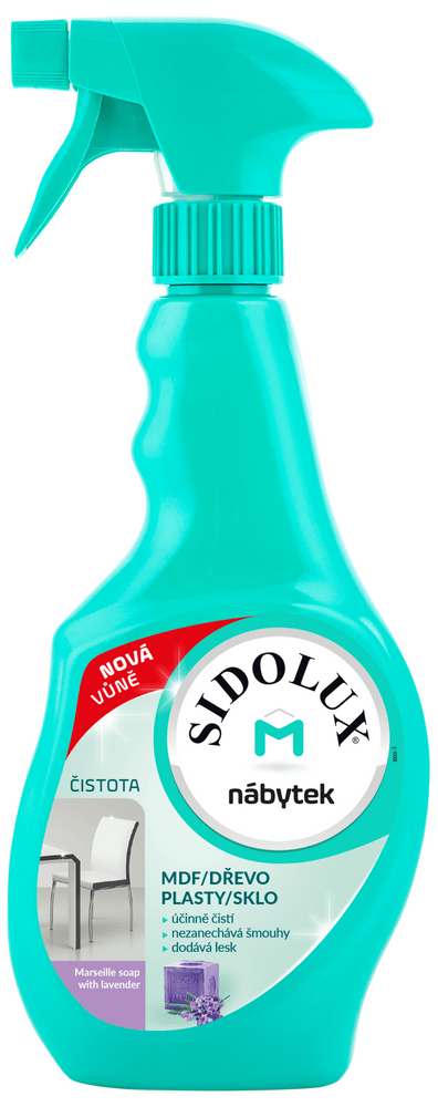 Levně Sidolux Proti prachu s vůní Marseillské Mýdlo s levandulí rozprašovač 400 ml