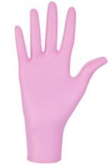 ISO Nitrilové rukavice 100 ks. S - růžová
