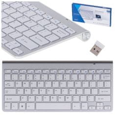 shumee Bezdrátová Smart TV klávesnice, stříbrná