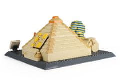Wange Wange Architect stavebnice Chufuova pyramida a Sfinga kompatibilní 622 dílů