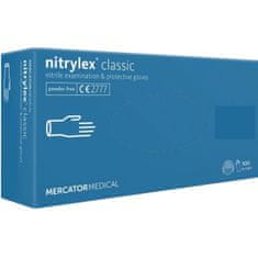 nitrylex Rukavice jednorázové nitrilové nepudrované M, modré 3,5 g