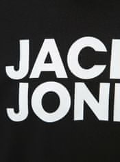 Jack&Jones Černá mikina s kapucí Jack & Jones S
