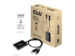Club 3D Adaptér aktivní DisplayPort na Dual Link DVI-D, USB napájení, 60cm, HDCP ON