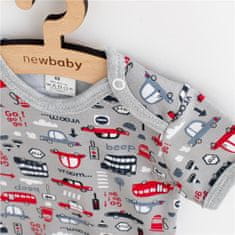 NEW BABY Kojenecké bavlněné tričko s krátkým rukávem Go!go!go! - 56 (0-3m)