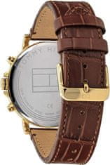 Tommy Hilfiger Pánské analogové hodinky Bihor tmavě hnědá Univerzální