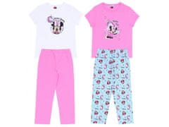 sarcia.eu DISNEY Minnie Mouse Unicorn Pyžamo růžové a bílé OEKO-TEX STANDARD - 2 páry 8-9 let 134 cm