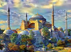 Blue Bird Puzzle Hagia Sophia, Istanbul, Turecko 1000 dílků