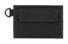 ZAGATTO Pánská černá sportovní látková peněženka, zapínání na suchý zip, prostor pro registraci vozidla, čtyři přihrádky na karty/tři přihrádky na doklady/kapsa na mince a bankovky, 15x10x1,5 / ZG755