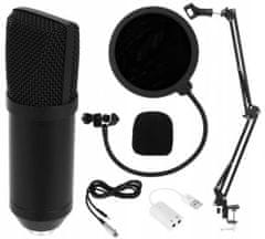Iso Trade 8957 Profesionální studiový mikrofon pro náročné uživatele se stojánkem