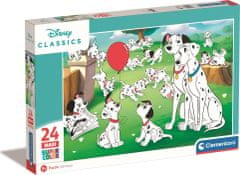 Clementoni Puzzle Disney: 101 Dalmatinů MAXI 24 dílků