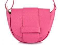 Vera Pelle X41 Dámská kožená kabelka růžová