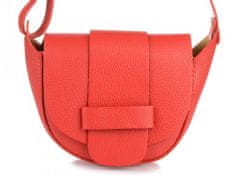 Vera Pelle X41 Dámská kožená kabelka červená