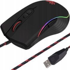 Verk 06300 Herní optická kabelová myš RGB