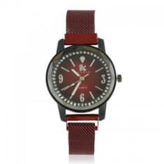 JG Kurren Z3119 Dámské magnetické hodinky červené