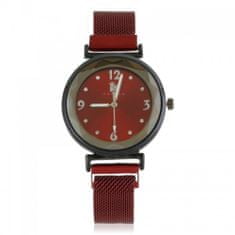 JG Kurren Z3088 Dámské magnetické hodinky červené