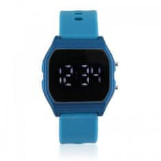 JG Kurren Z1847 Silikonové LED hodinky Unisex tmavě modré