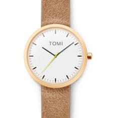 eCa ZM176 Pánské hodinky Tomi světle hnědé