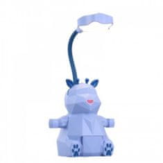 eCa LAMW07 Dětská lampa se zvířátkem modrá