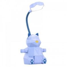 eCa LAMW06 Dětská lampa se zvířátkem modrá