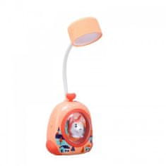 eCa LAMW01 Dětská lampa se zvířátkem oranžová