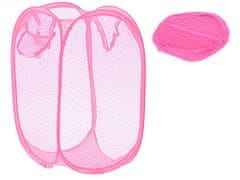 Verk 01607 Skládací koš na prádlo růžový