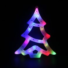 eCa Vánoční závěsný LED Stromeček 31 x 25 cm, IP20 multicolor