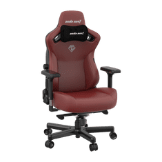 Anda Seat Kaiser Series 3 Premium Gaming Chair - L, tmavě červená, kůže PVC