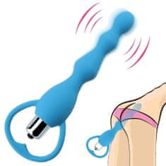 Vibrabate Silikonový sex wibrátor anální korálkový masážník