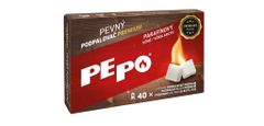 PE-PO Pe-Po Pevný podpalovač Premium, 40 podpalů