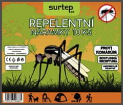Surtep Repelentní náramek proti komárům 10 ks (Mix barev)