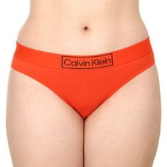 Calvin Klein Dámské kalhotky nadrozměr oranžové (QF6824E-3CI) - velikost XXL