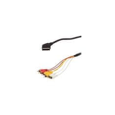 AQ Redukční kabel SCART / 6x CINCH, 1, 5 m (CV21015)