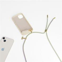 EPICO Kryt na mobil Silicone Necklace na Apple iPhone 14 Plus - růžový