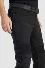 PANDO MOTO kalhoty jeans KARLDO KEV 01 Extra short černé 30