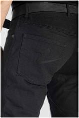 PANDO MOTO kalhoty jeans KARLDO KEV 01 Short černé 30