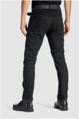 PANDO MOTO kalhoty jeans KARLDO KEV 01 Extra short černé 30