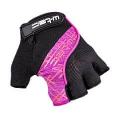 W-TEC Cyklo rukavice Karolea Barva černo-fialovo-růžová, Velikost XL