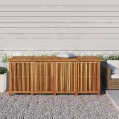 Greatstore Zahradní úložný box 200 x 80 x 75 cm masivní akáciové dřevo