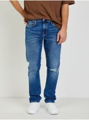 Calvin Klein Modré pánské slim fit džíny Calvin Klein Jeans M