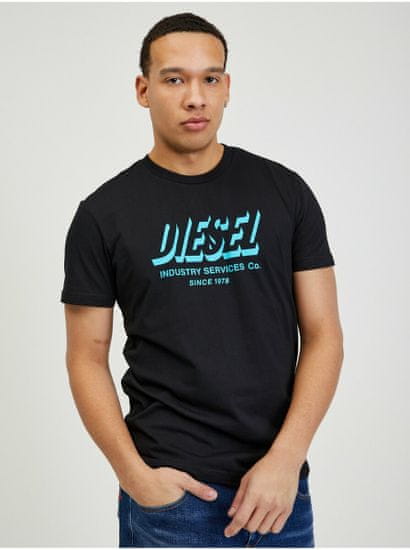 Diesel Černé pánské tričko Diesel Diegos