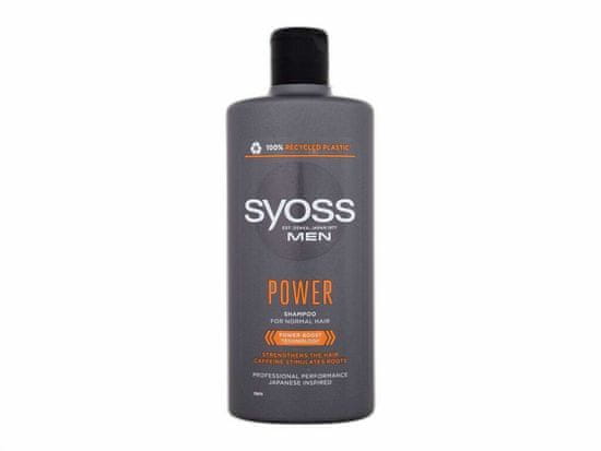 Syoss 440ml men power shampoo, šampon